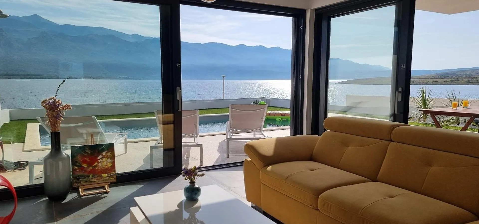 Luxury Beach Apartment Adria With Private Pool And Sea View Vinjerac